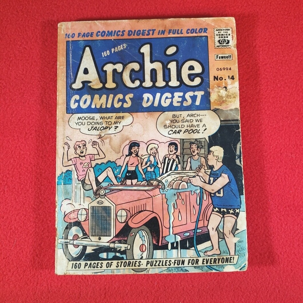 "Archie Comics Digest" No. 14 - 160 Pages in Full Color October 1, 1975